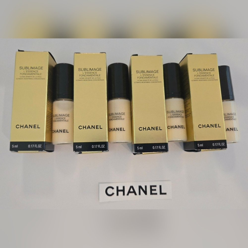 4xCHANEL SUBLIMAGE L'ESSENCE FONDAMENTALE CONCENTRATE each 5ml,total 20 ml NEW